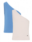 Kids Only - Kognessa Life Oneshoulder Top Jrs 2-Pack - Varrukateta - 134-140