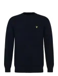 Lyle & Scott - Panelled Waffle Crew Neck Jumper - &Uuml;mara kaelusega - L