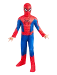 Rubies - Sbn Spiderman Dlx - Padded Jumpsuit W/ Boot Tops, Snood - Tegelaskujude kost&uuml;&uuml;mid - 7-8Y