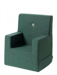 By KlipKlap - Kk Kids Chair Xl - Deep Green W. Light Green - Furniture - ONE SIZE