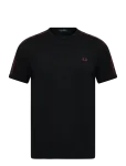 Fred Perry - Contrast Tape Ringer Tee - L&uuml;hikeste varrukatega - XS