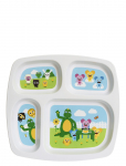 Bolibompa - Bolibompa- 4 Compartment Plate - Taldrikud - 25X23CM
