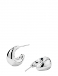 Syster P - Bolded Little Sis Earrings Silver - R&otilde;ngad - ONE SIZE