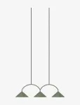 Globen Lighting - Pendant Curve 3 - Rippvalgustid - 30X95CM
