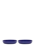 Serax - Plate High Dark Blue-Stripes White Feast By Ottolenghi Set/2 - Supitaldrikud - &Oslash; 22 CM