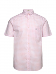 Gant - Reg Poplin Gingham Ss Shirt - L&uuml;hikeste varrukatega - XXXL
