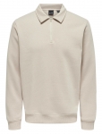 ONLY & SONS - Onsceres 1/4 Zip Sweat Polo - Dressipluusid - XXL