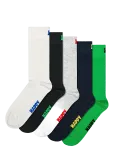 Happy Socks - 5-Pack Solid Socks - Tavalised sokid - 36-40
