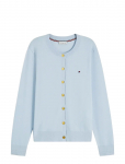 Tommy Hilfiger - Co Jersey Fine Gg C-Nk Ls Cardi - Kardiganid - XL