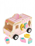 Fisher-Price - Wooden Ice Cream Shape Sorter Set For Toddlers & Kids, 9 Wood Pieces - Virnastatavad klotsid - ONE SIZE