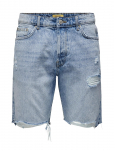 ONLY & SONS - Onsedge Lbd Destroy 4981 Tai Dnm Shorts - L&uuml;hikesed teksap&uuml;ksid - S