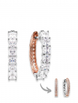 Marmara Sterling - Two-Sided Earrings - R&otilde;ngad - ONE SIZE