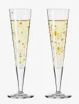 Ritzenhoff - Goldnacht Champagneglas, 2 Stk., Sparkle - &Scaron;ampanjaklaasid - 20.5 CL