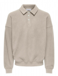 ONLY & SONS - Onsdominic Rlx Ls Rugby Sweat Vd - Pikkade varrukatega - XS