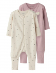 Name It - Nbfnightsuit 2P Zip Ff Heart Noos - Pidžaama kombinesoonid - 104