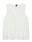 Vero Moda - Vmhoney Lace Sl V-Neck Top Wvn Ga - Varrukateta - XS