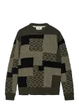 Anerkjendt - Aksune Patchwork Knit - &Uuml;mara kaelusega - S