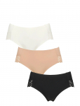 Missya - Seamless Tai W Lace 3-Pack - Alusp&uuml;ksid - XL