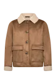 Lauren Ralph Lauren - Faux-Shearling-Suede Jacket - Kunstkarusnahk - L