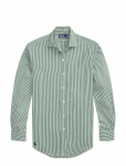 Polo Ralph Lauren - Custom Fit Striped Poplin Shirt - Mustriga s&auml;rgid - L