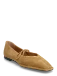 ALOHAS - Sway Suede Tan Leather Ballet Flats - Baleriinad - 39