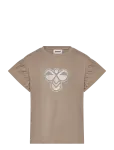 Hummel - Hmljr Ruffle T-Shirt Ss Big Bee - L&uuml;hikeste varrukatega - 134/140