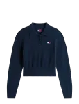 Tommy Jeans - Tjw Fluffy Polo Sweater - Džemprid - L