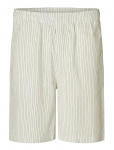 Selected - Slhloose-Ace Seersucker String Shorts - Vabaaja l&uuml;hikesed p&uuml;ksid - S