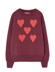 THE ANIMALS OBSERVATORY - Hearts Browned Farnet Bear Sweatshirt - Dressipluusid - 6 Y