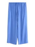 Lindex - Cropped Trousers In Linen Blend - Poolpikad p&uuml;ksid - XL