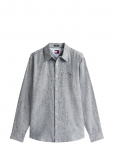 Tommy Jeans - Tjm Reg Linen Blend Shirt Ext - Linased s&auml;rgid - XXL