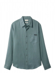 Calvin Klein Jeans - Ls Solid Casual Linen Classic Sh - Vabaaja s&auml;rgid - S
