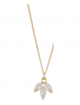 SN&Ouml; Of Sweden - Eira Tripple Navette Pendant Neck 50 G/Clear - 50 Cm - Kett-kaelakeed - 50 CM