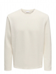 ONLY & SONS - Onstrey Life Reg Ls Strct Frml Tee - Pikkade varrukatega - XXL