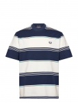 Fred Perry - Heavyweight Striped Tee - L&uuml;hikeste varrukatega - XL