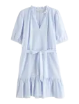 Lindex - Mini Dress In Seersucker - L&uuml;hikesed kleidid - XS