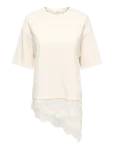 JDY - Jdyalma 2/4 Lace Detail T-Shirt Jrs Exp - L&uuml;hikeste varrukatega - S