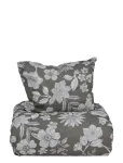 Noble House - Bed Set Recycled Grs Khaki Green 2-P - Voodipesukomplektid - 150X210;50X60CM