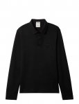 Calvin Klein - Ls Slim Supima Logo Patch Polo - Pikkade varrukatega - L