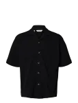 Selected - Slmrelaxsonny Waffle Ss Overshirt - L&uuml;hikeste varrukatega s&auml;rgid - M
