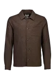 Lindbergh - Flannel Wool Blend Cropped Length Overshirt Jacket - Villased jakid - XXL