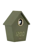 KARLSSON - Alarm Clock Riqueza Cuckoo Led Luxuxry Green - &Auml;ratuskellad - H 15.3CM