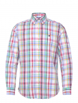 Morris - Linen Preppy Check Shirt-Classic Fit - Linased s&auml;rgid - XXL