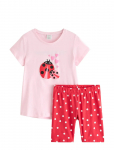 Lindex - Set - Top And Cycling Shorts - Komplektid l&uuml;hikeste varrukatega T-s&auml;rgiga - 128