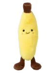 Teddykompaniet - Teddy Fruits, Banan - Pehmed m&auml;nguasjad - 14 CM