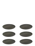 Aida - Raw Dessert Plate 6 Stk 20Cm - V&auml;ikesed taldrikud - ONE SIZE