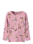 Name It - Nmfara Pippi Ls Slim Top Sky - Pikkade varrukatega T-s&auml;rgid - 86