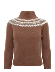 FUB - Lambswool Fair Isle Sweater - Pulloverid - 140