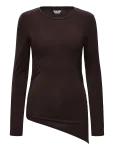 Bubbleroom - Asymmetric Long Sleeve Top - Džemprid - S(36-38)