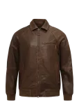 Mos Mosh Gallery - Mmgthom Leather Bomber Jacket - Bomber-jakid - XXL